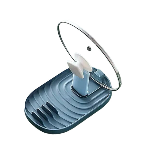 Lid and spatula holder